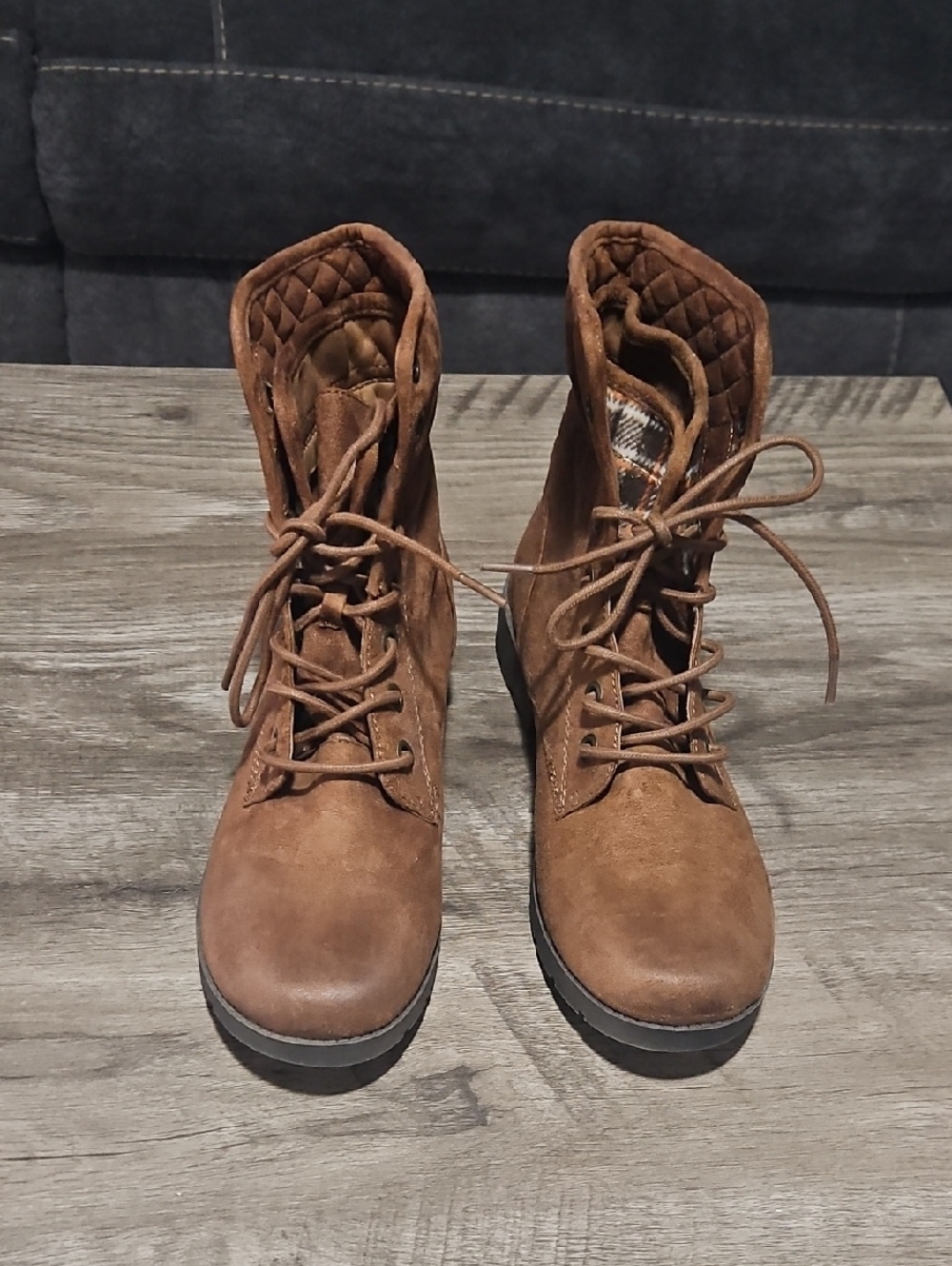 Arizona Jean Company Chestnut Brown Suede Ankle Boots